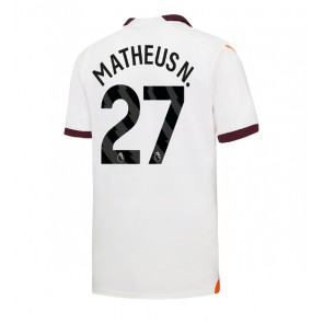 Lacne Muži Futbalové dres Manchester City Matheus Nunes #27 2023-24 Krátky Rukáv - Preč